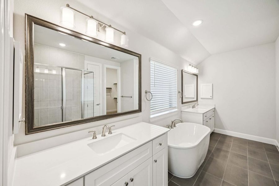 Furnished interior view inside a new home in Westside Preserve, Midlothian (Image 7).