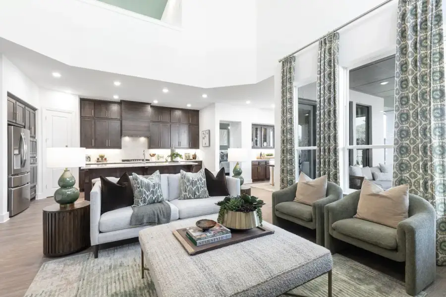 Representative Family Room - some options shown