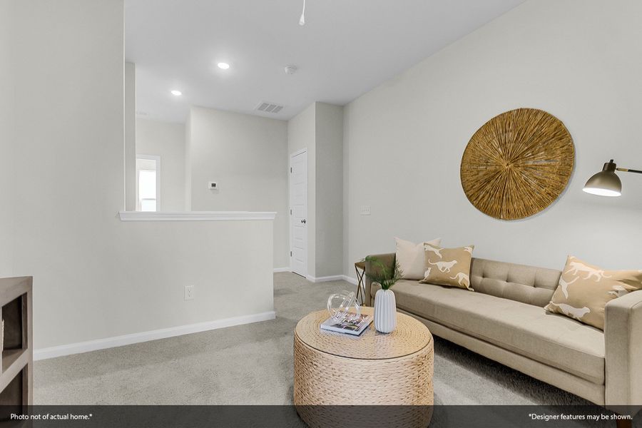 Furnished interior view inside a new home in Sweetbrier, Durham (Image 21).