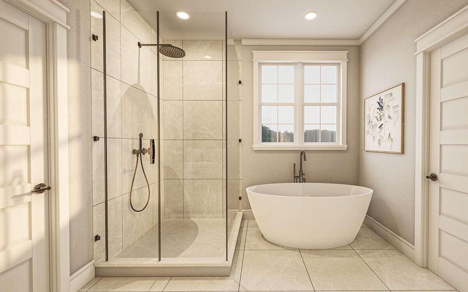 Furnished interior view inside a new home in , Goose Creek (Image 8).