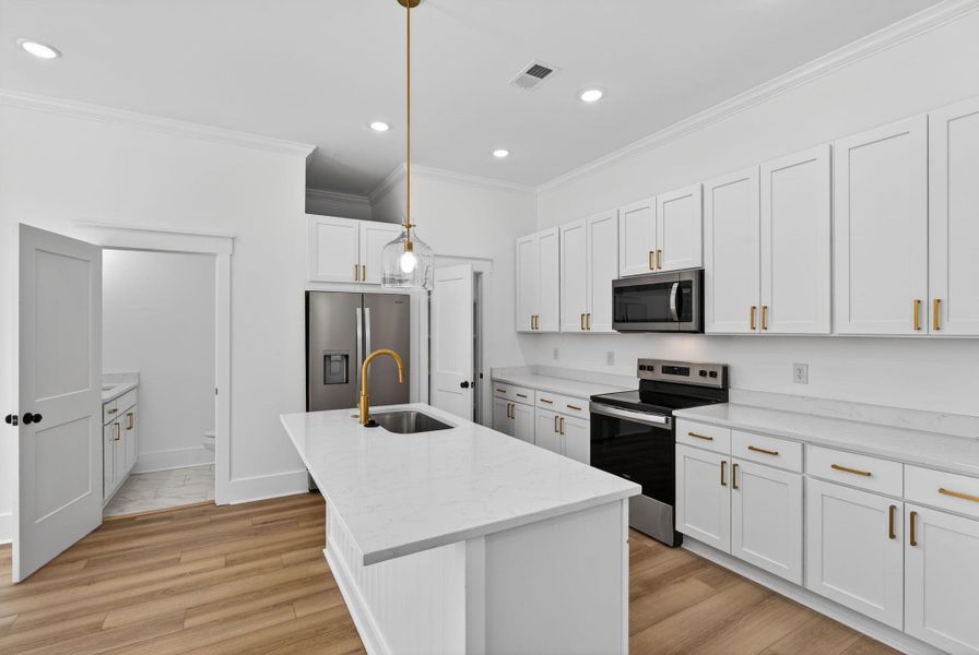 Furnished interior view inside a new home in , Summerville (Image 12).