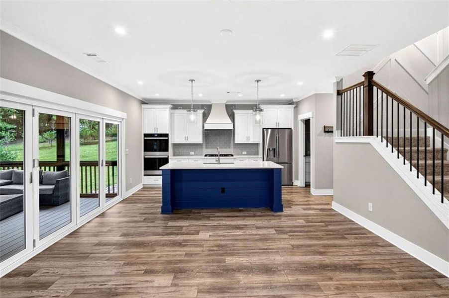 Furnished interior view inside a new home in , Hoschton (Image 5).