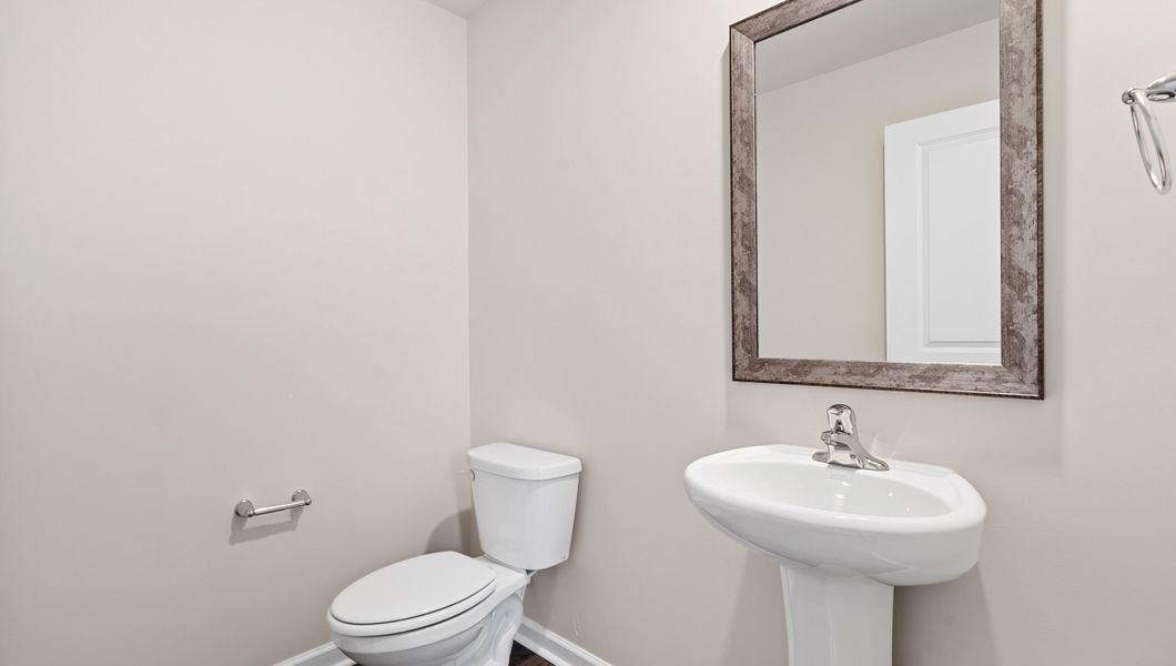 Representative furnished interior of a home built from the Elston by D.R. Horton in Varner Station, Woodruff (Image 5).