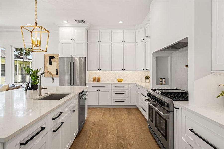 Furnished interior view inside a new home in , Tampa (Image 15). Furnished interior view inside a new home in , Tampa (Image 15).