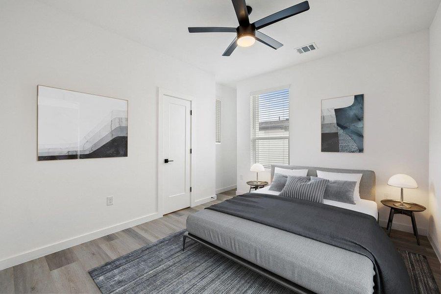 Furnished interior view inside a new home in , Lago Vista (Image 28).