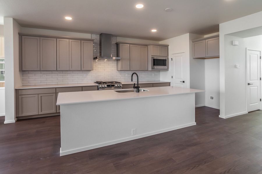 Furnished interior view inside a new home in Trailside, Timnath (Image 11).