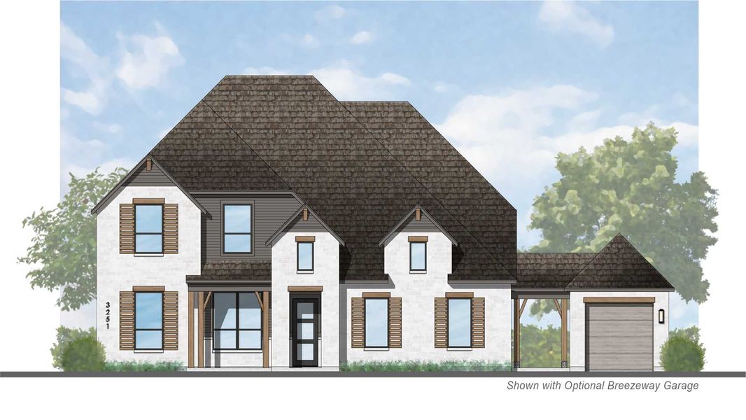 Representative rendering of the exterior for the Millbeck G Plan by Highland Homes (Image 1). Representative rendering of the exterior for the Millbeck G Plan by Highland Homes (Image 1).