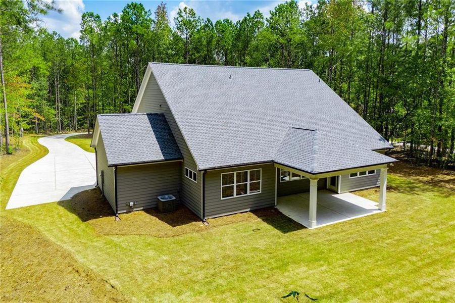 Front exterior of a new home in , Douglasville, GA, highlighting curb appeal (Image 33).
