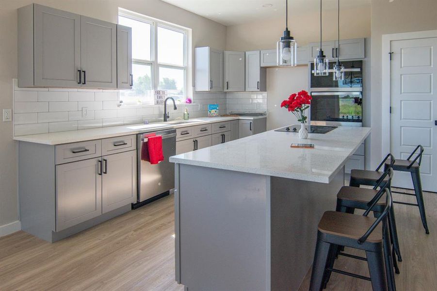Furnished interior view inside a new home in , Early (Image 10).