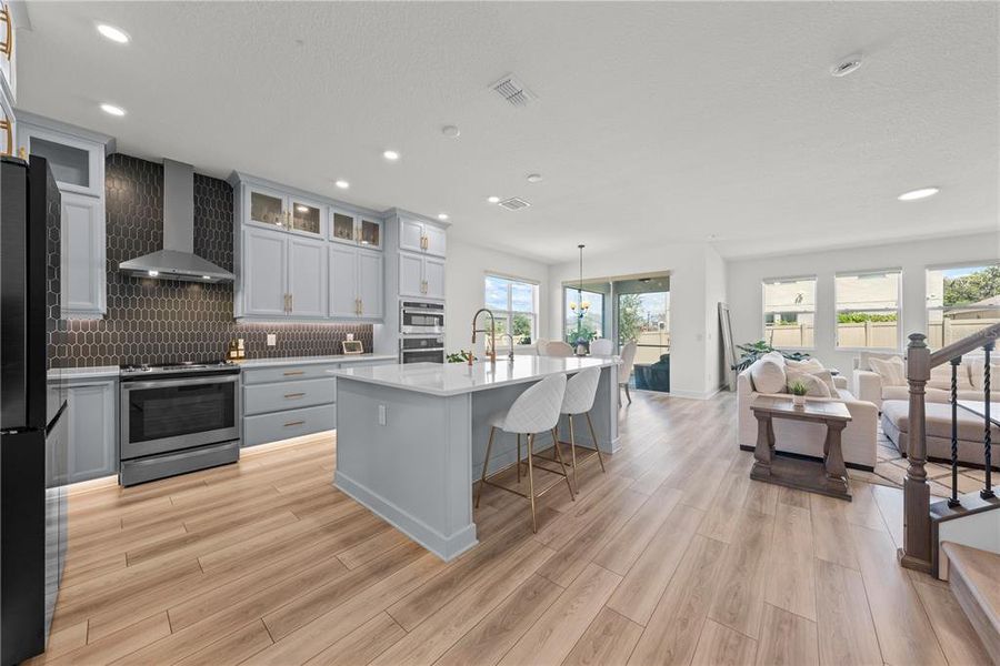 Furnished interior view inside a new home in Eden at Crossprairie, St. Cloud (Image 34).