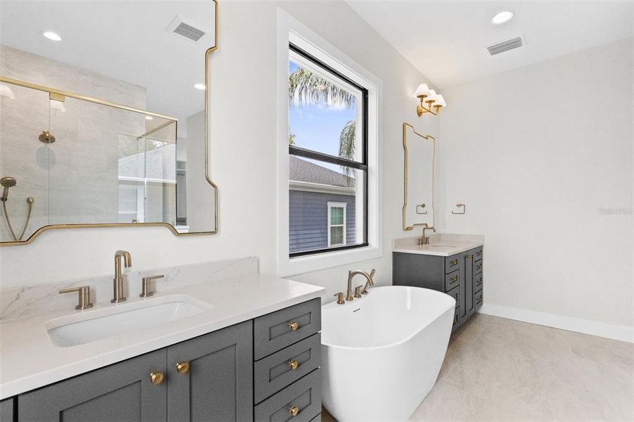 Furnished interior view inside a new home in , Tampa (Image 20). Furnished interior view inside a new home in , Tampa (Image 20).