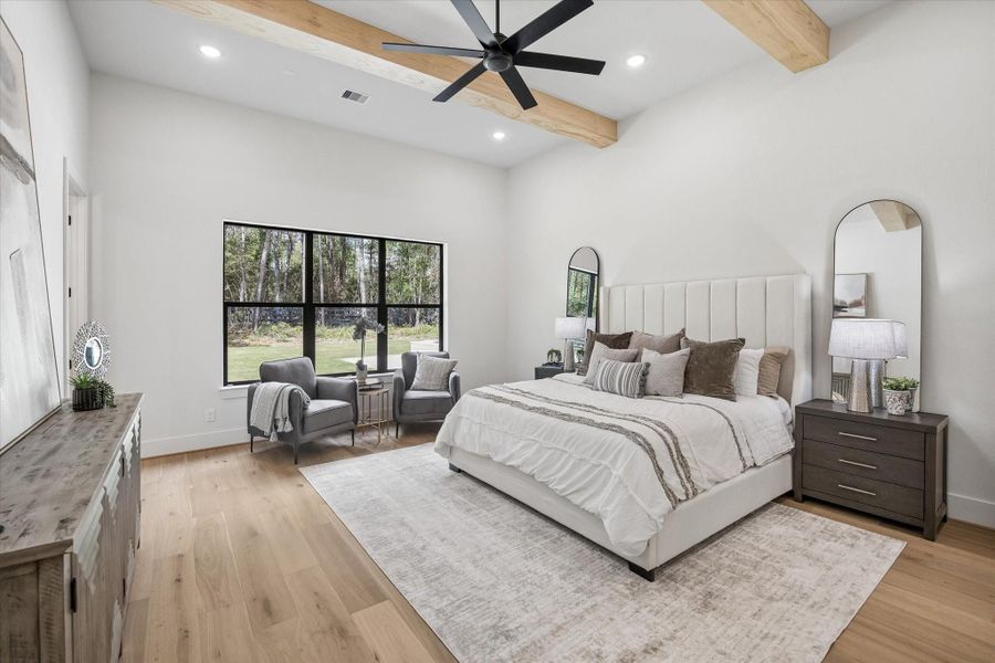 Furnished interior view inside a new home in , Montgomery (Image 36).
