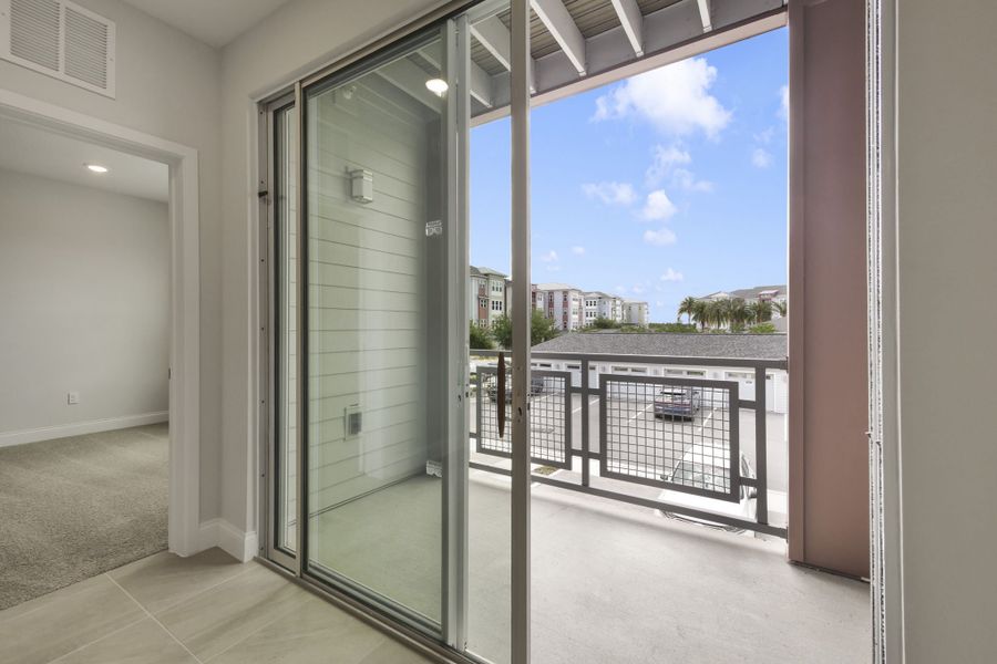 Exterior details and patio area of a home in Gatherings® of Lake Nona, Orlando (Image 2).
