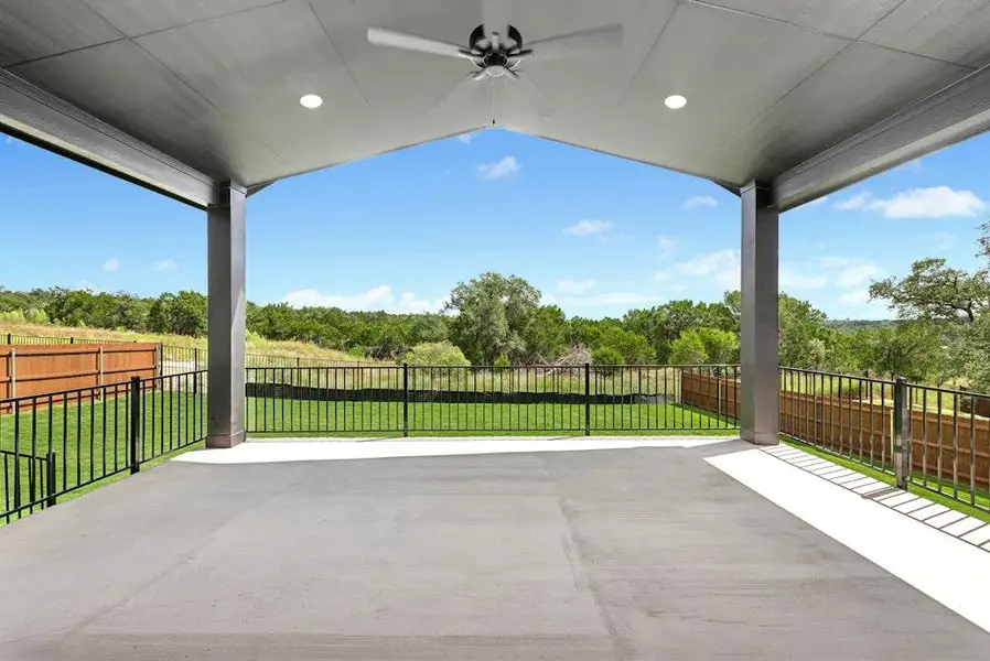 Exterior details and patio area of a home in Riverstone, Georgetown (Image 3). Exterior details and patio area of a home in Riverstone, Georgetown (Image 3).