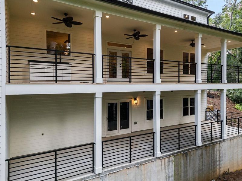 Exterior details and patio area of a home in , Ellijay (Image 2). Exterior details and patio area of a home in , Ellijay (Image 2).