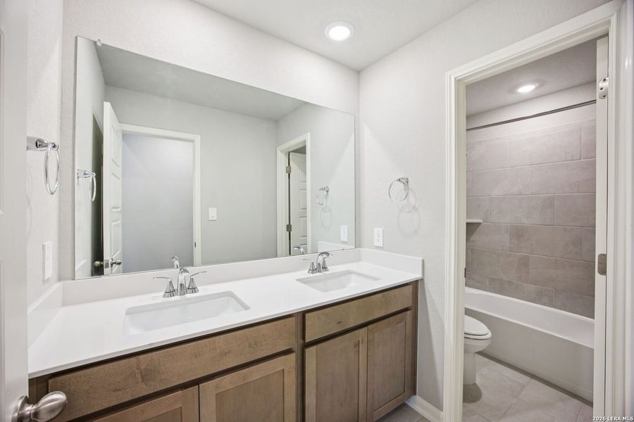 Furnished interior view inside a new home in Kallison Ranch, San Antonio (Image 11). Furnished interior view inside a new home in Kallison Ranch, San Antonio (Image 11).