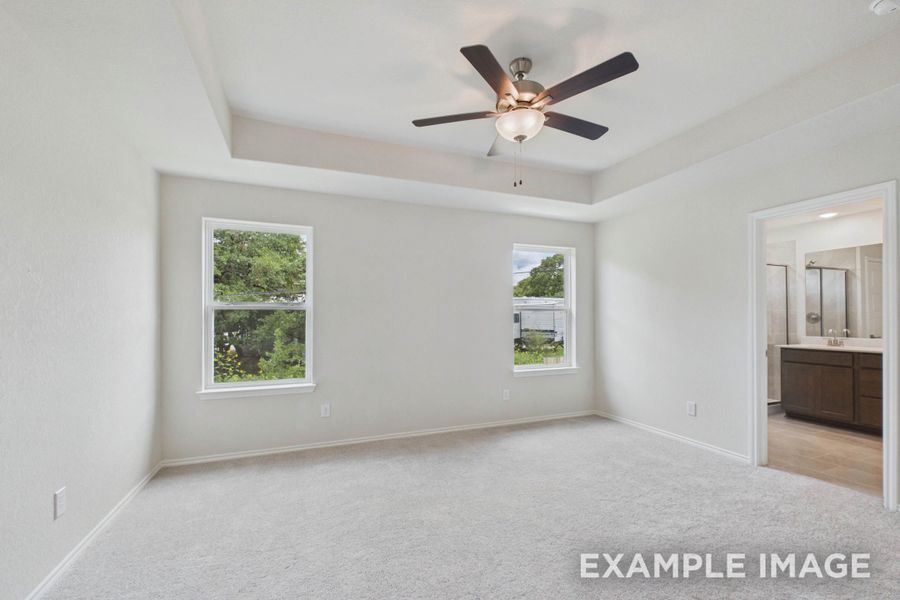 Representative unfurnished interior of a home built from the The Charlotte D by Davidson Homes LLC in Buffalo Way Villas, Houston (Image 15). Representative unfurnished interior of a home built from the The Charlotte D by Davidson Homes LLC in Buffalo Way Villas, Houston (Image 15).