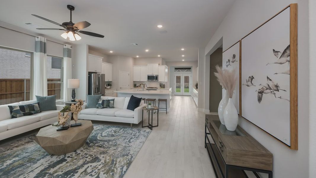 Furnished interior view inside a new home in Las Lomas, Forney (Image 15).