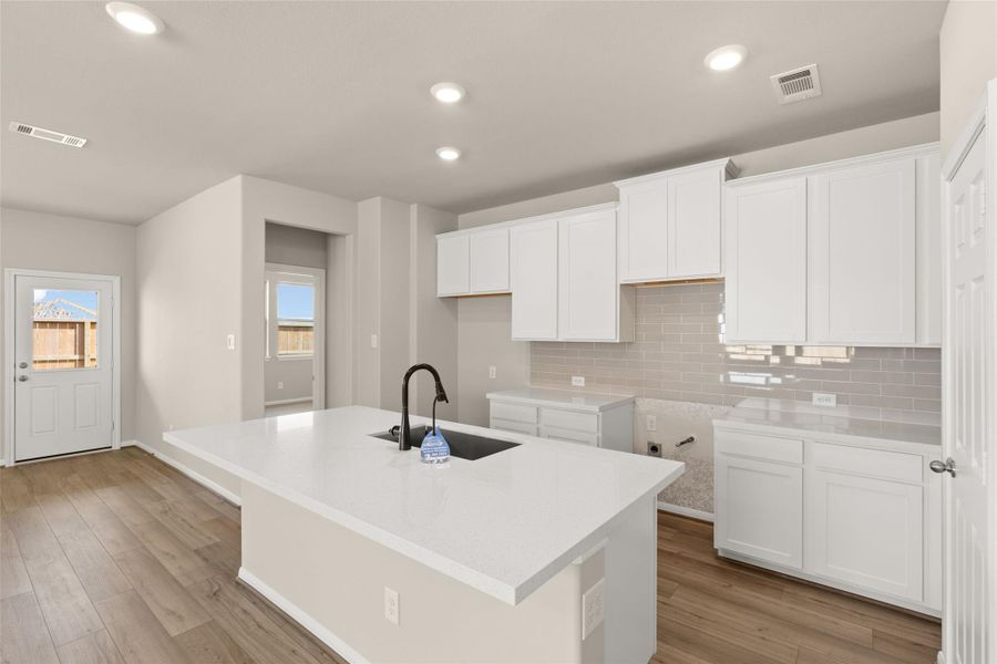 Furnished interior view inside a new home in Spring Creek Trails, Magnolia (Image 3).