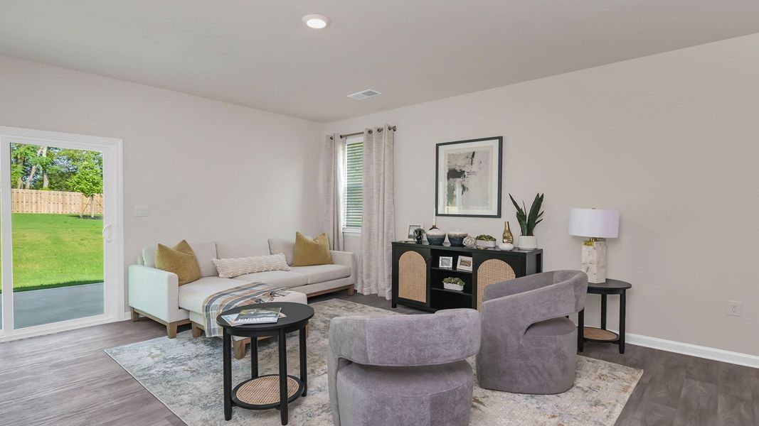 Furnished interior view inside a new home in Grand Oaks, Columbia (Image 10).