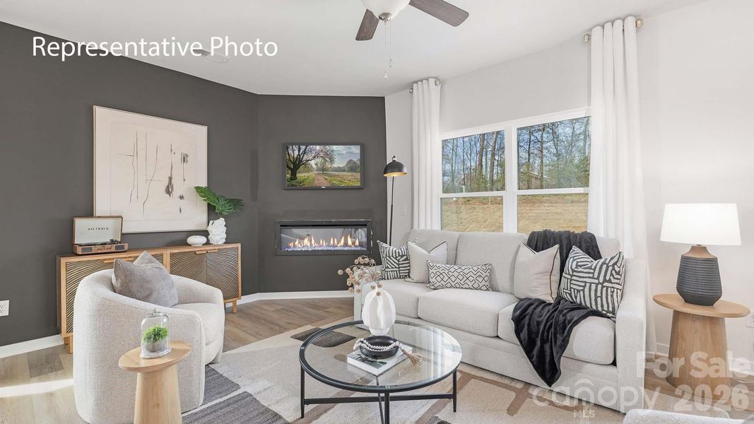 Furnished interior view inside a new home in Stanton, Richburg (Image 22).