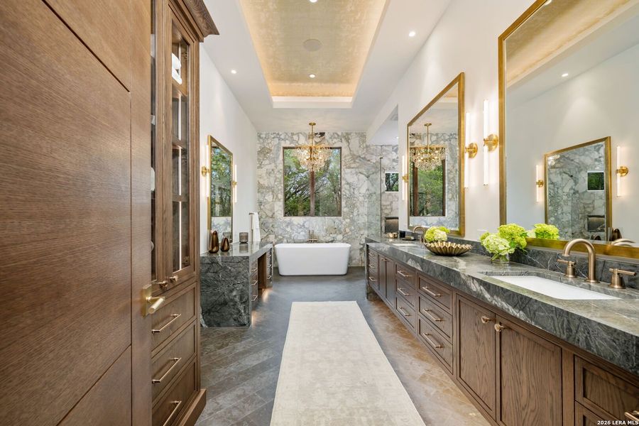 Furnished interior view inside a new home in , Boerne (Image 8).