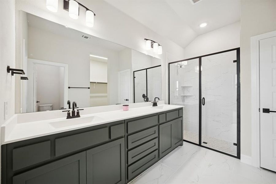 Furnished interior view inside a new home in Creekshaw – Classic, Royse City (Image 8). Furnished interior view inside a new home in Creekshaw – Classic, Royse City (Image 8).