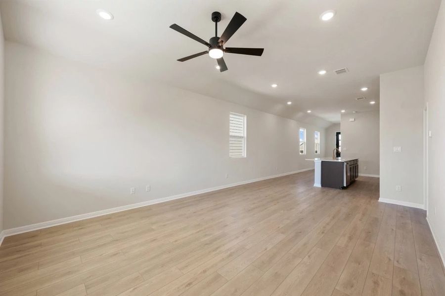 Dining Area and Family Room