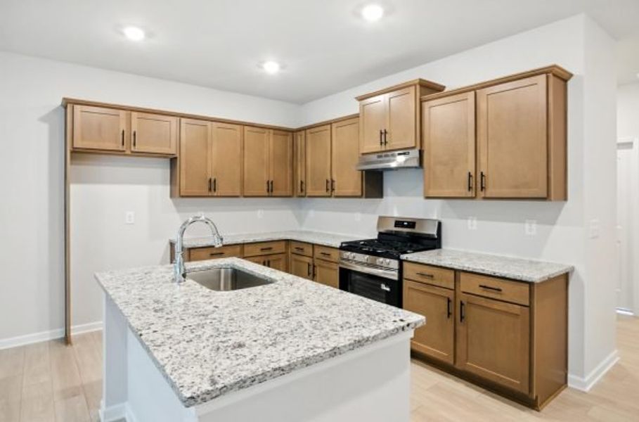 Representative furnished interior of a home built from the Orchard by Piedmont Residential in Villages at Cedar Hill, Dallas (Image 8).
