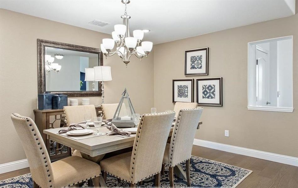 LARGE ENOUGH FOR FAMILY & FRIENDS.... virtually staged