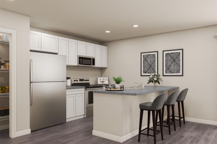 Furnished interior view inside a new home in Shirey Forest - Branches, Lufkin (Image 5).