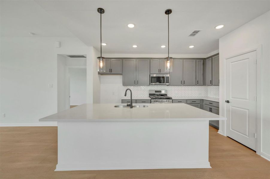 Furnished interior view inside a new home in Beacon Point at Lago Mar 50’ Homesites, Texas City (Image 5).