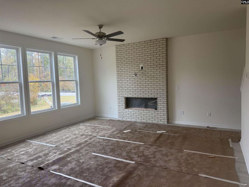 In-progress construction of a new home in Boykin Hills, Chapin, SC (Image 36).