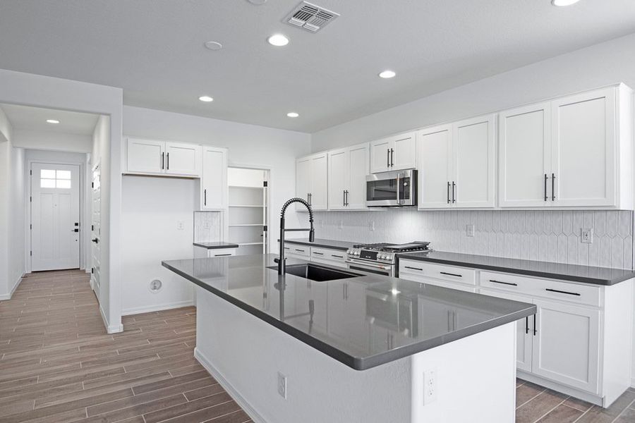 Representative furnished interior of a home built from the Evergreen by Taylor Morrison in Combs Ranch Discovery Collection, San Tan Valley (Image 5).