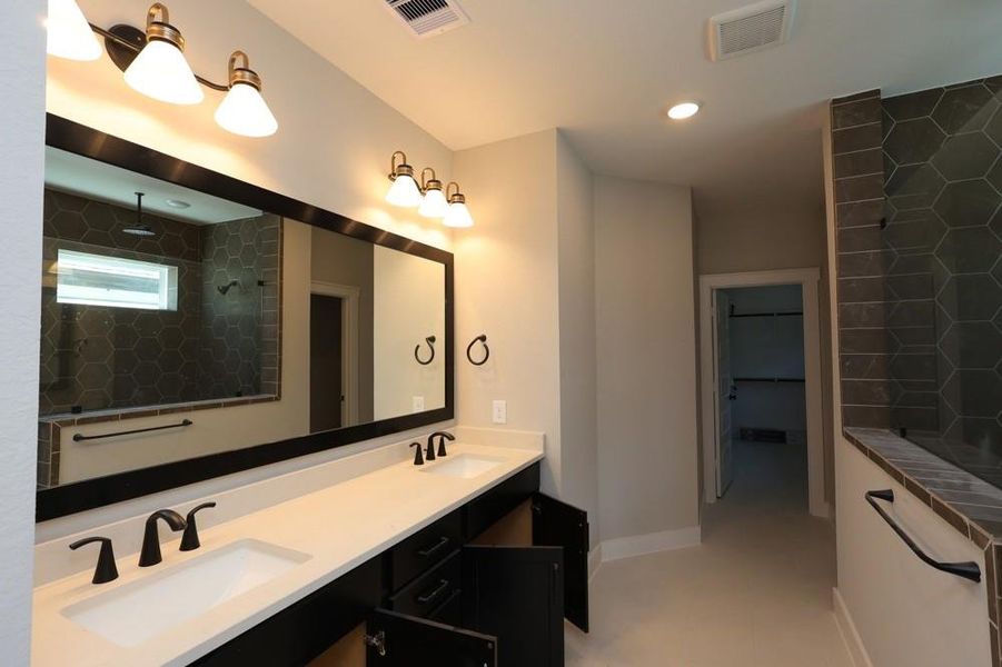 Furnished interior view inside a new home in Two Step Farm - Cottages Row Collection, Montgomery (Image 3).