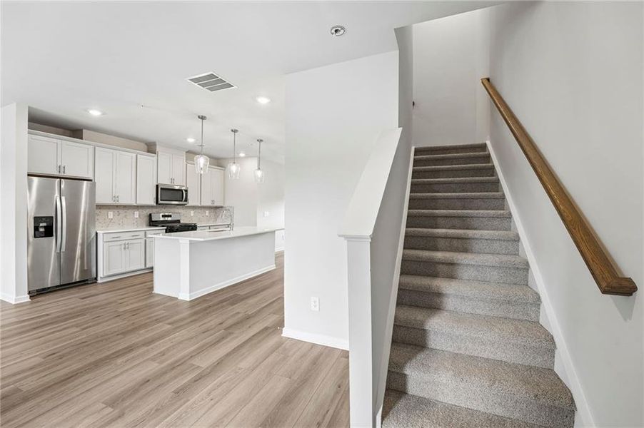 Furnished interior view inside a new home in , Cumming (Image 16).