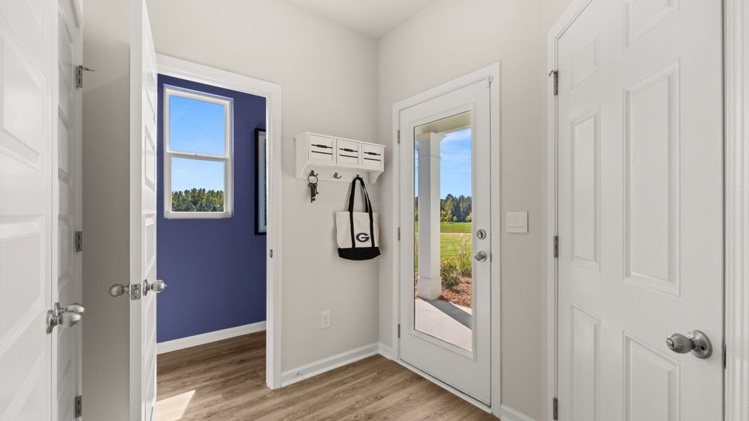Representative furnished interior of a home built from the Iria Glen by D.R. Horton in Brookland Commons, Monroe (Image 18).