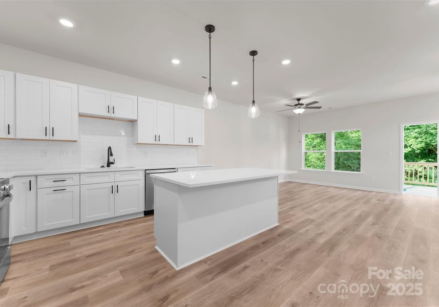 Furnished interior view inside a new home in , Charlotte (Image 12).