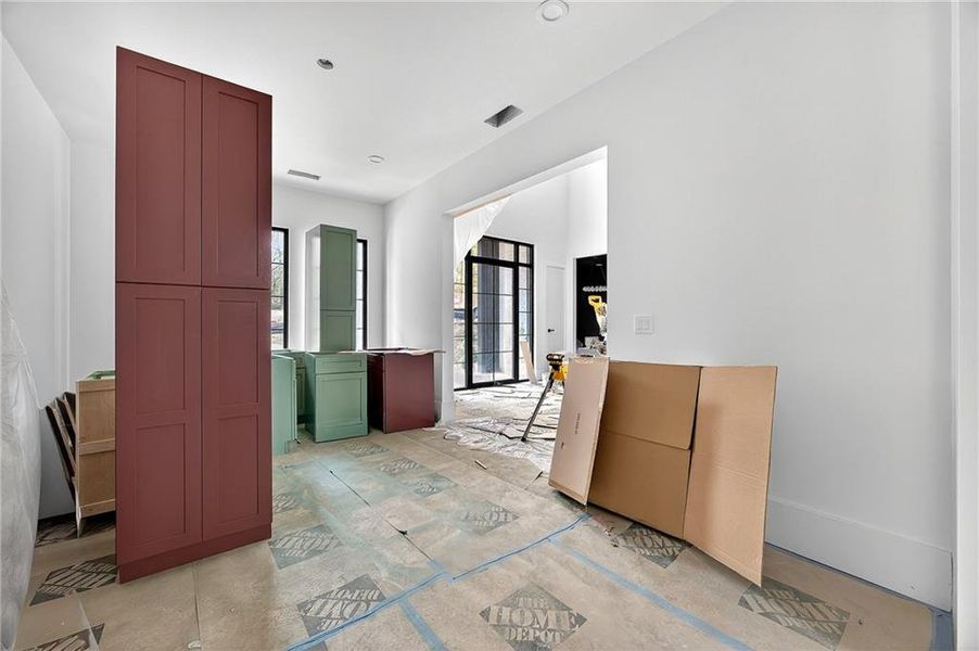 In-progress construction of a new home in , Alpharetta, GA (Image 28).