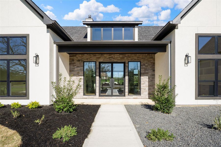 Exterior details and patio area of a home in , Bryan (Image 3). Exterior details and patio area of a home in , Bryan (Image 3).