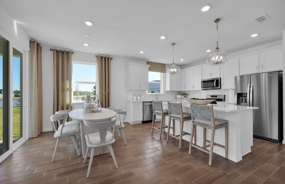 Representative furnished interior of a home built from the Highgate by Pulte Homes in Seminole Palms, Palm Coast (Image 18).