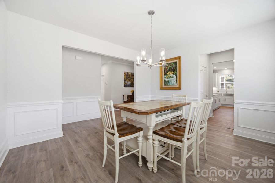 Dinning room off the butlers pantry