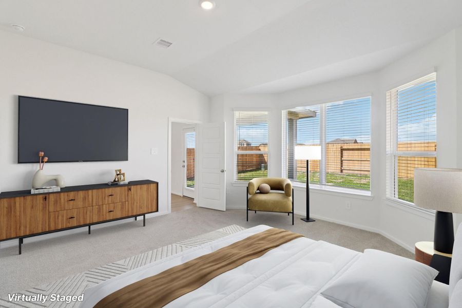 Furnished interior view inside a new home in Pine Lake Cove - Premier Series, Montgomery (Image 6).