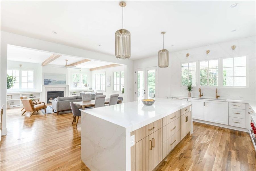 Furnished interior view inside a new home in , Atlanta (Image 5). Furnished interior view inside a new home in , Atlanta (Image 5).