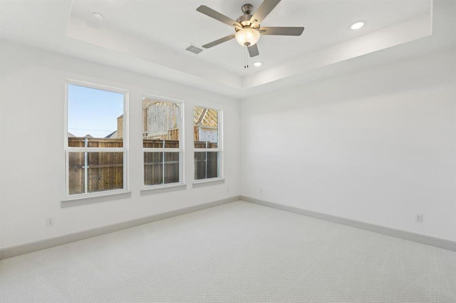 Your dreamy new owner's suite is located at the rear of the home for additional privacy. Your dreamy new owner's suite is located at the rear of the home for additional privacy.