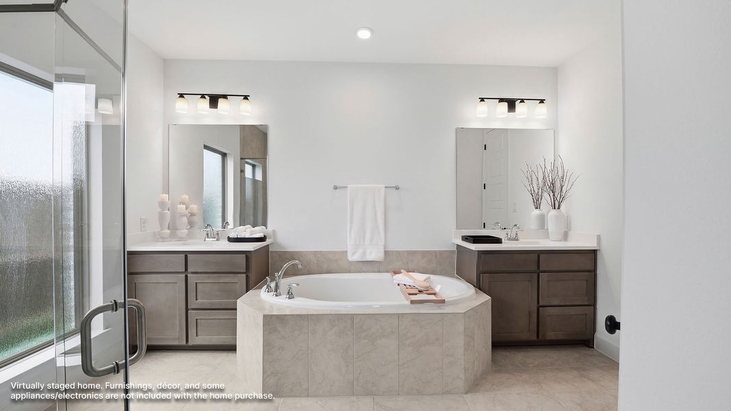 Furnished interior view inside a new home in Meraki, Forney (Image 9).