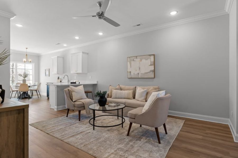 Furnished interior view inside a new home in The Eleuthera, Chattanooga (Image 35).
