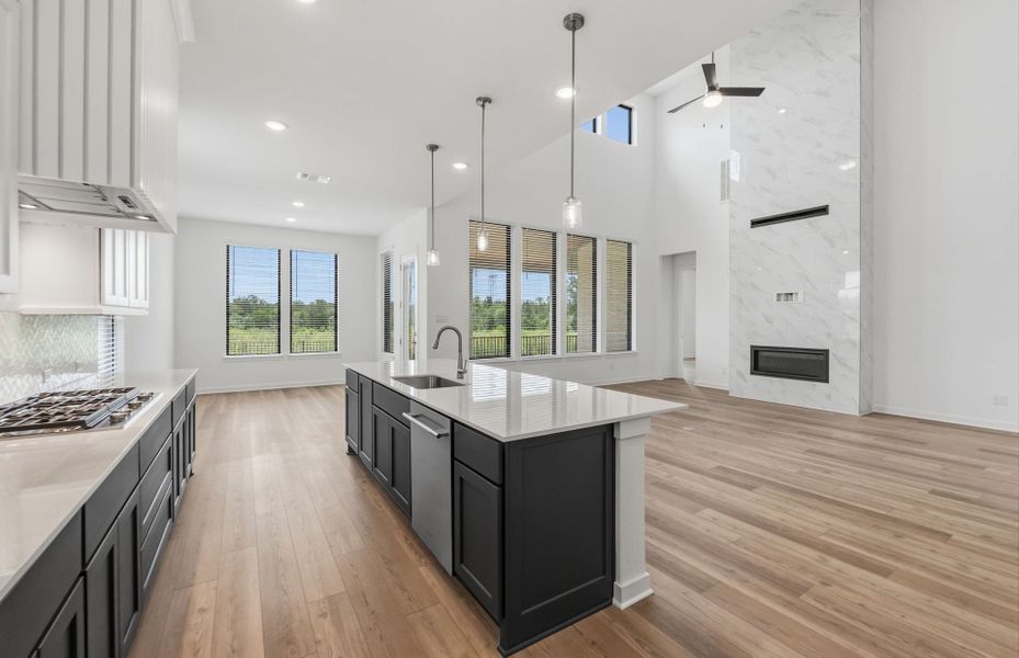 Representative furnished interior of a home built from the Ferris by Pulte Homes in Kuempel Estates, Pflugerville (Image 19). Representative furnished interior of a home built from the Ferris by Pulte Homes in Kuempel Estates, Pflugerville (Image 19).