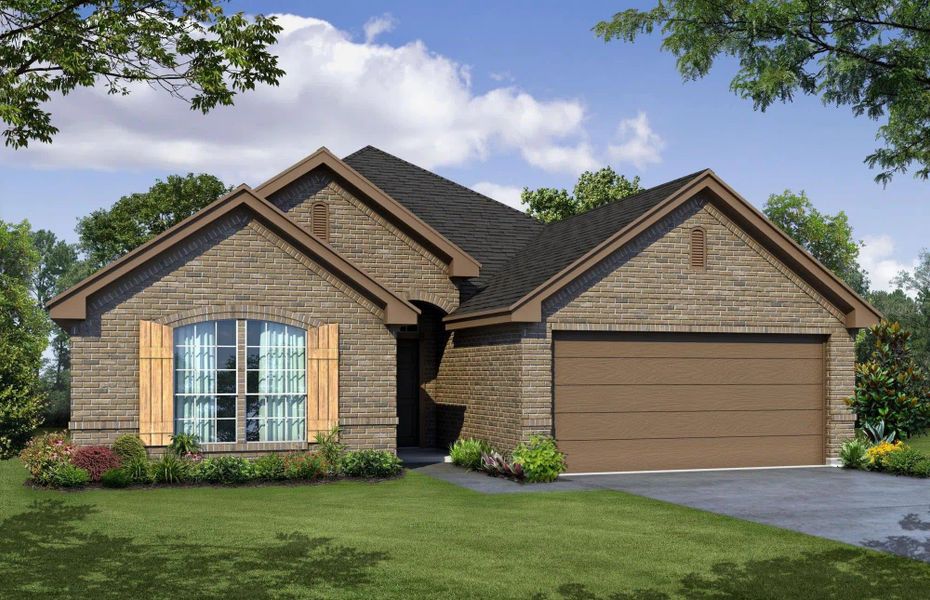 Elevation B | Concept 1730 at Chisholm Hills in Cleburne, TX by Landsea Homes