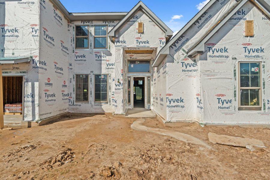 In-progress construction of a new home in Weston Lakes, Fulshear, TX (Image 21).